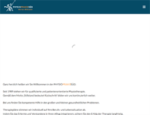 Tablet Screenshot of physiosued.de